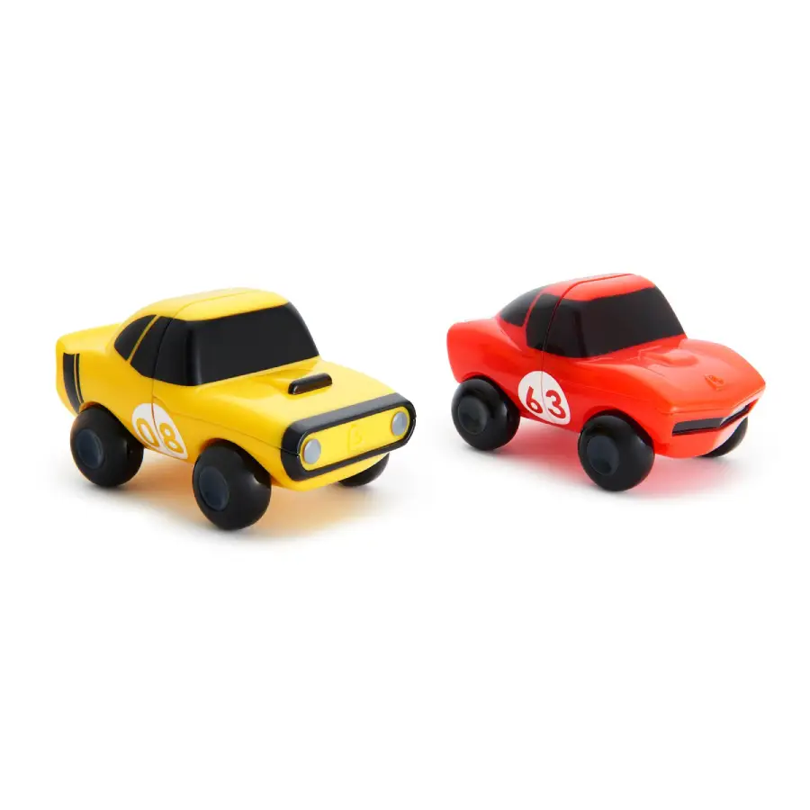 Munchkin игрушка для ванны Машинки желтая-красная Magnet Motors